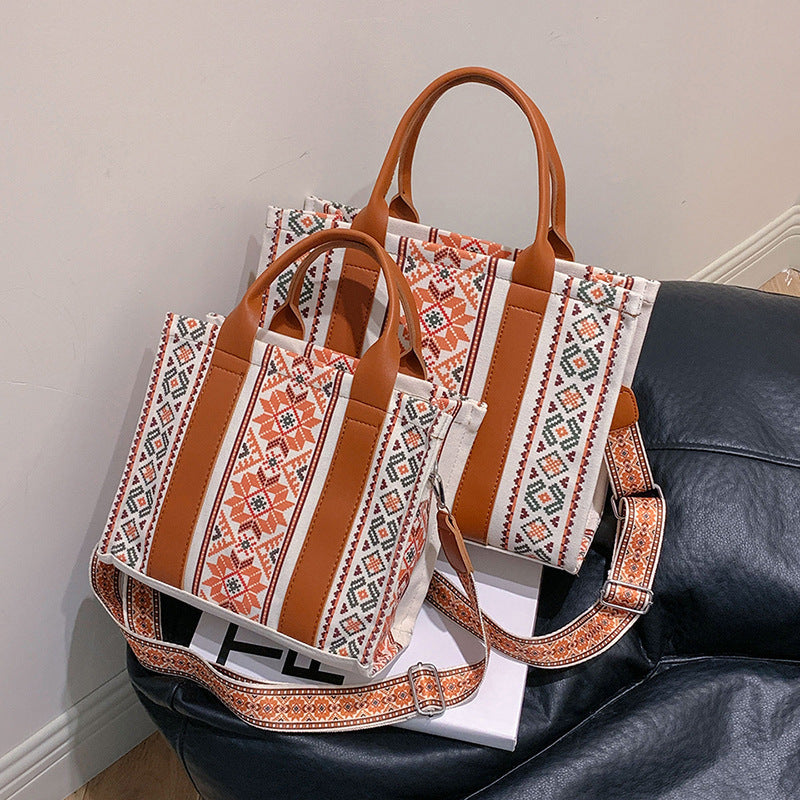 Handtasche für Damen mit großer Kapazität, einfach und beliebt.