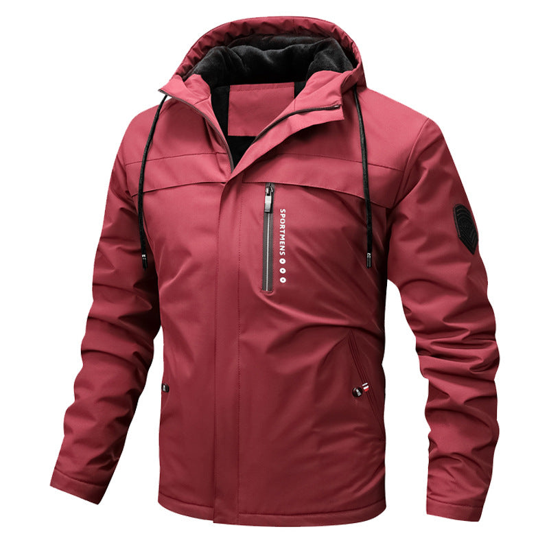 Herren Retro-Fleecejacke