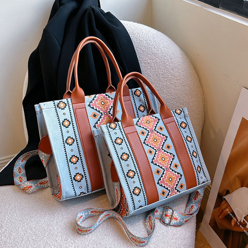 Handtasche für Damen mit großer Kapazität, einfach und beliebt.