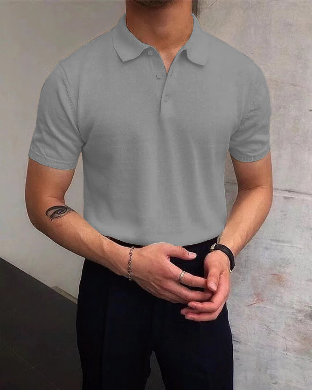 Herren Polo-T Short