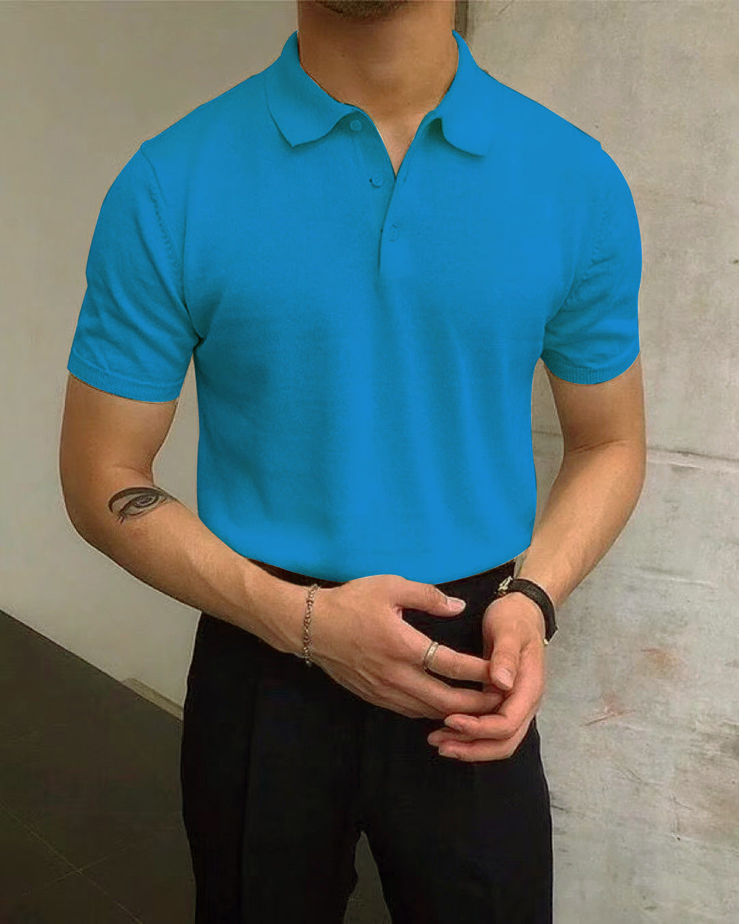 Herren Polo-T Short