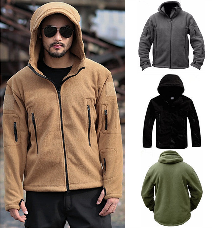 Kapuzenpullover für Herren mit warmem Innenfutter