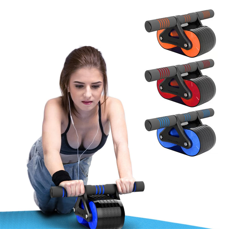 Doppelt Rad Bauchmuskeltrainer für Frauen und Männer