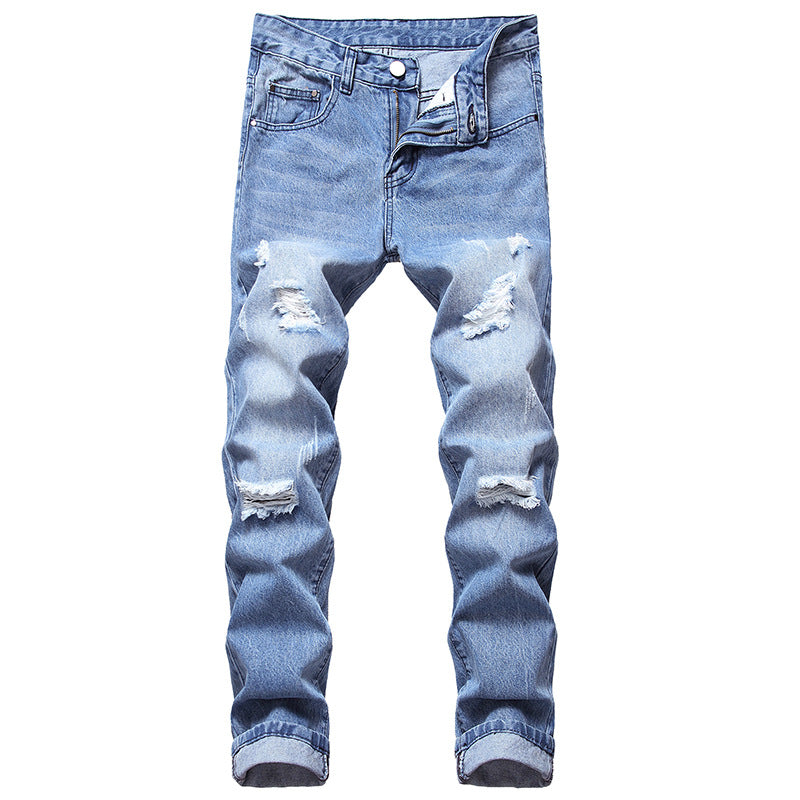 Modische zerrissene Jeans für Männer