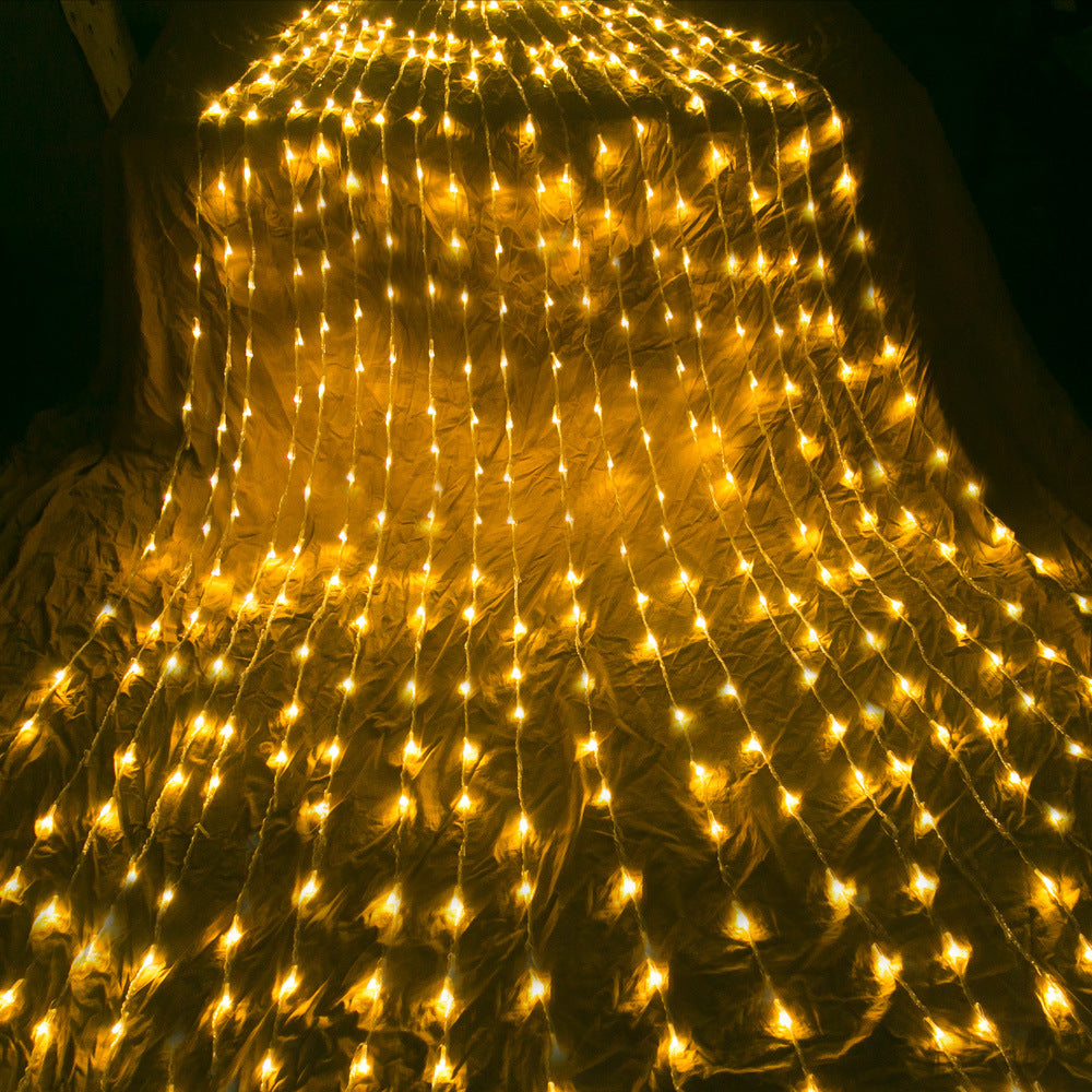 Charmante und stimmungsvolle Netzlichterkette