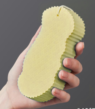 3D Körperrubbel-Schwamm mit Fischschuppenmuster