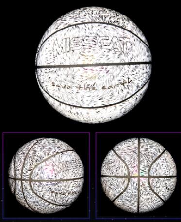 Leuchtender Luminöse Fluoreszent Basketball