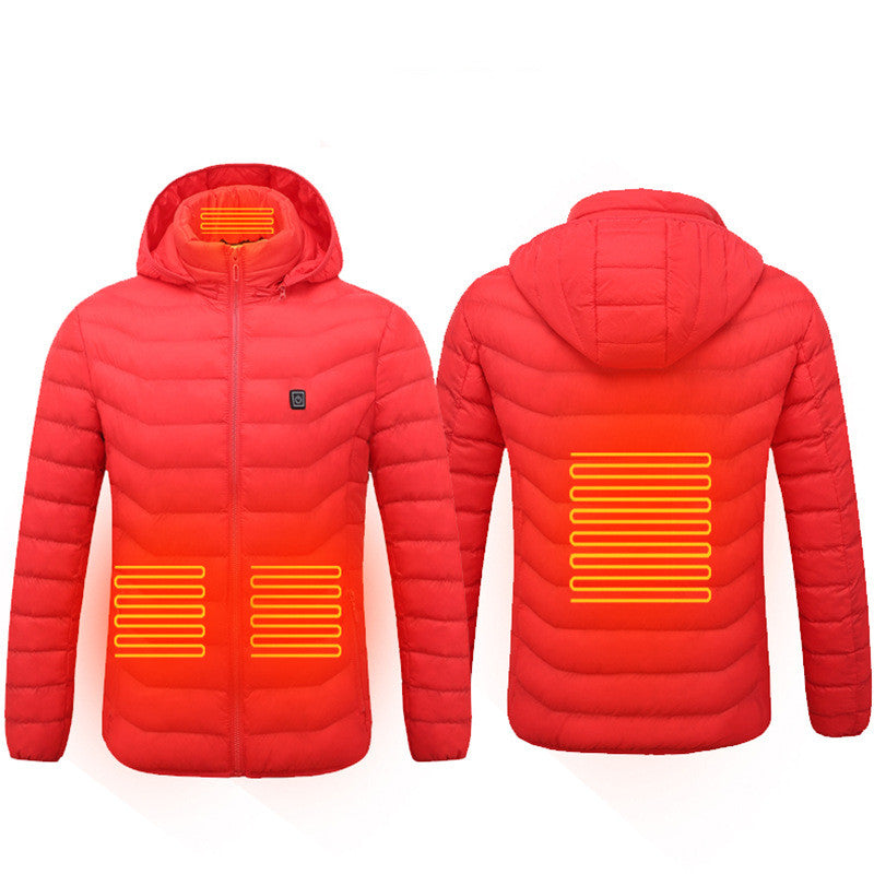 Beheizte Daunenjacke mit elektrischer Heizung Sky Sport Unisex