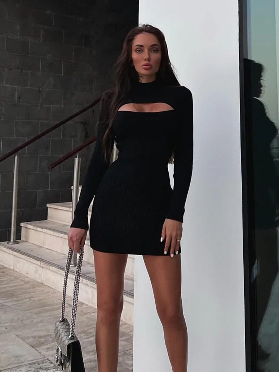 Sexy kurze Wolle Kleid