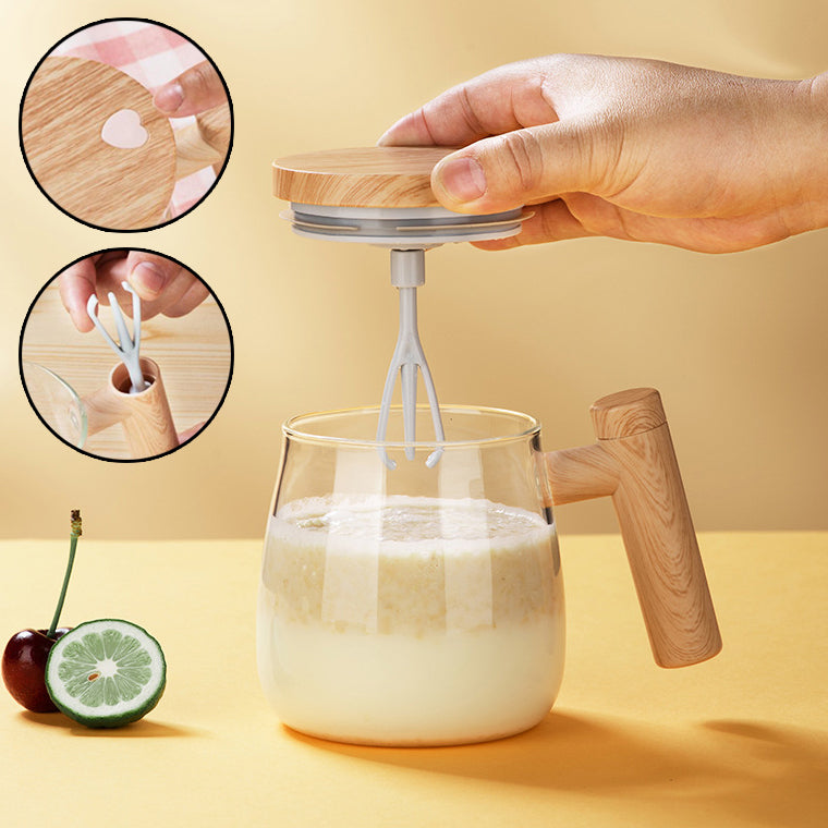 400 ml Selbstrührende Kaffeetasse mit Warmhalter