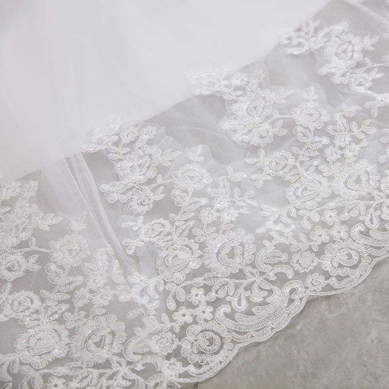 Temperamentvolle Brautkleid mit Lange Schleppe