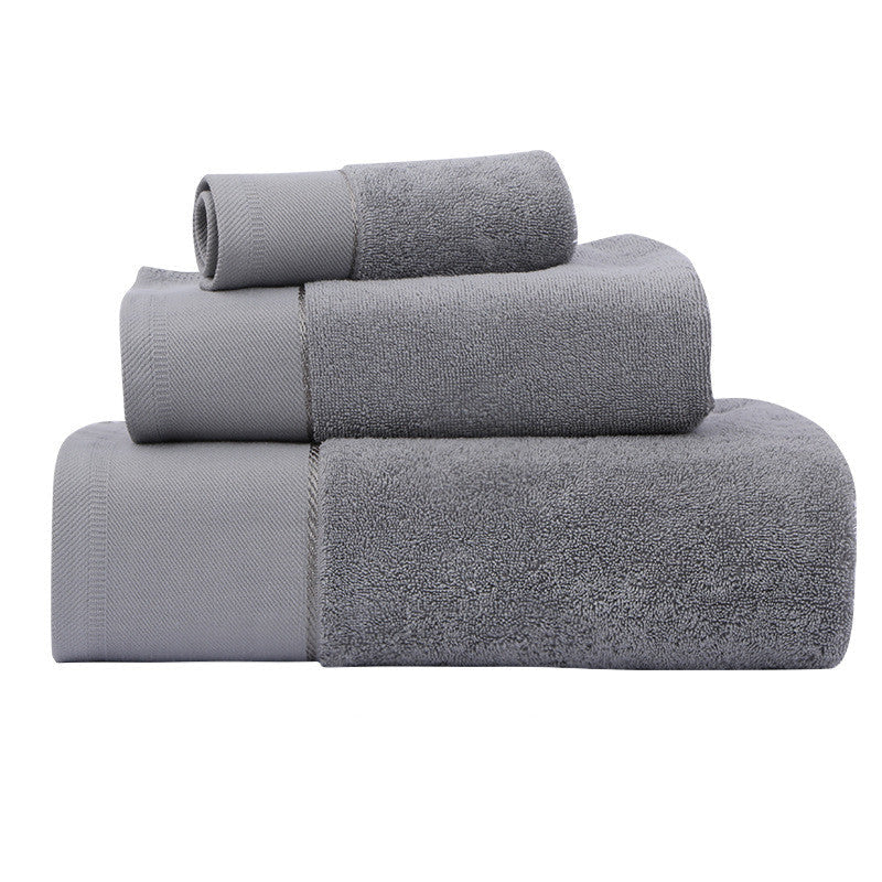 Baumwollhandtuch, Badehandtuch, Dreiteiliges Set