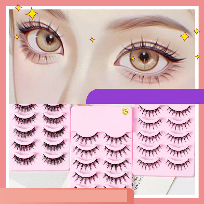 5 Paare Manga Wimpern