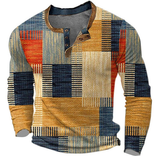Langarm-T-Shirt für Herren