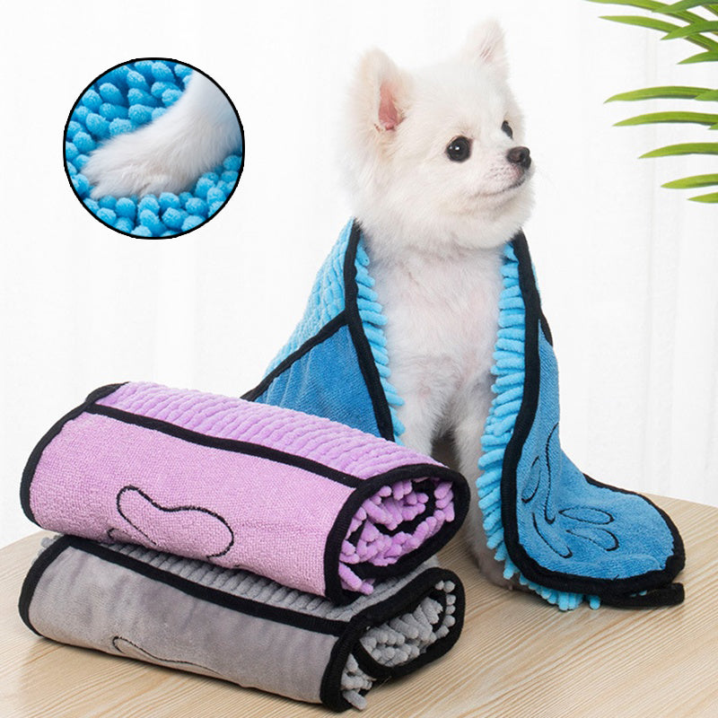 Hundekatzenhandtücher - Super saugfähiges Hundebademantel
