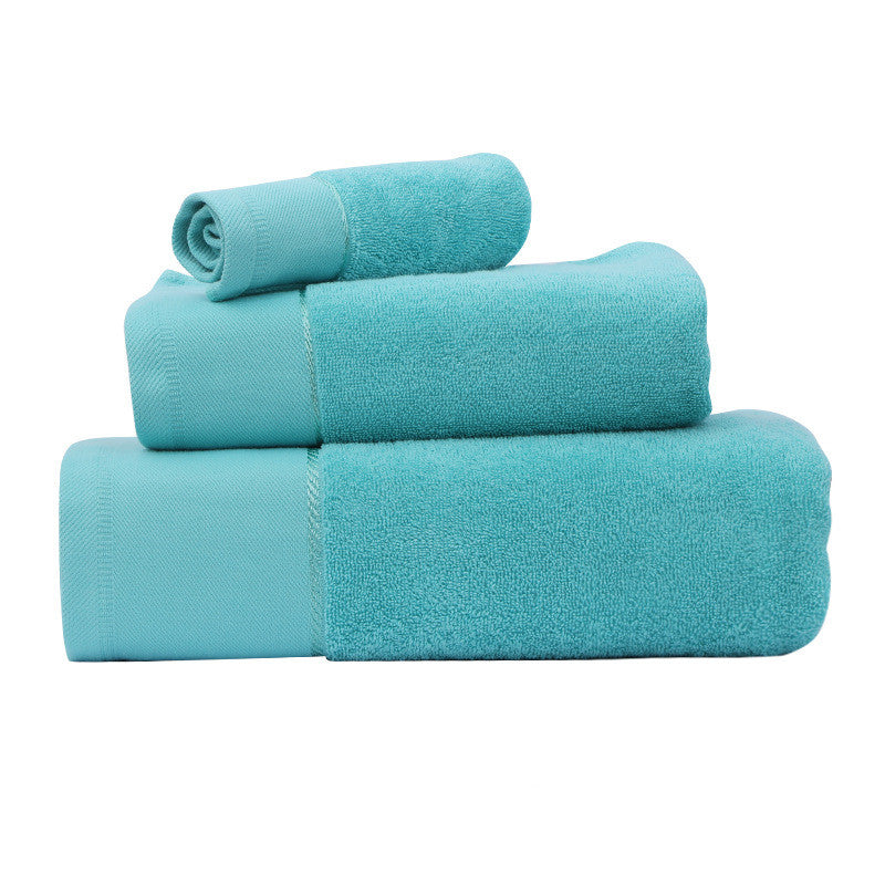 Baumwollhandtuch, Badehandtuch, Dreiteiliges Set
