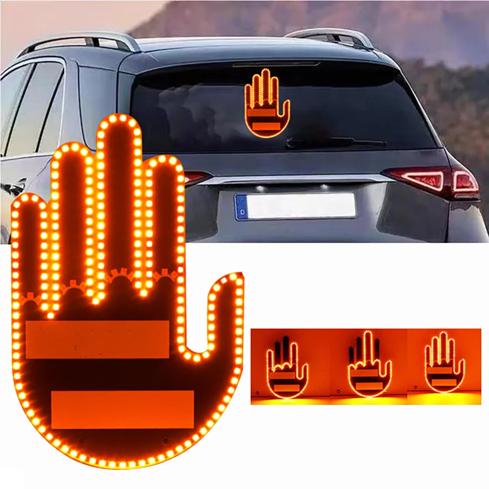 Kfz-Lustiges LED-Hand-Handmittelfinger Beleuchtung