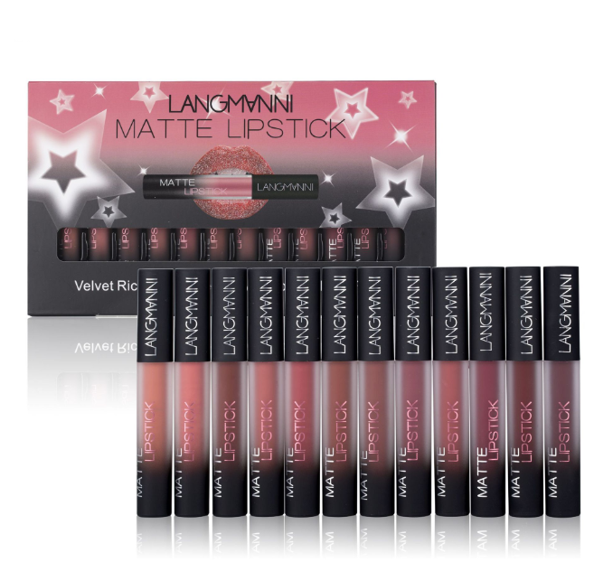 Matte Lippenstift, wasserfest, langanhaltend