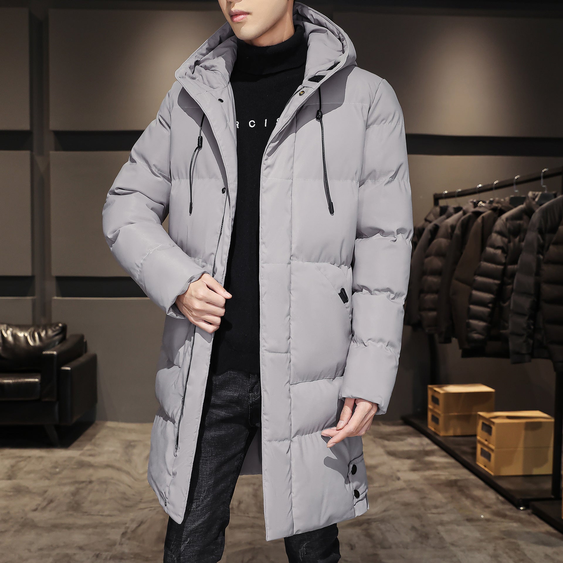 Herren Winter Baumwollmäntel