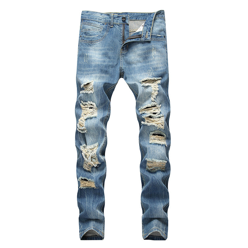 Modische zerrissene Jeans für Männer