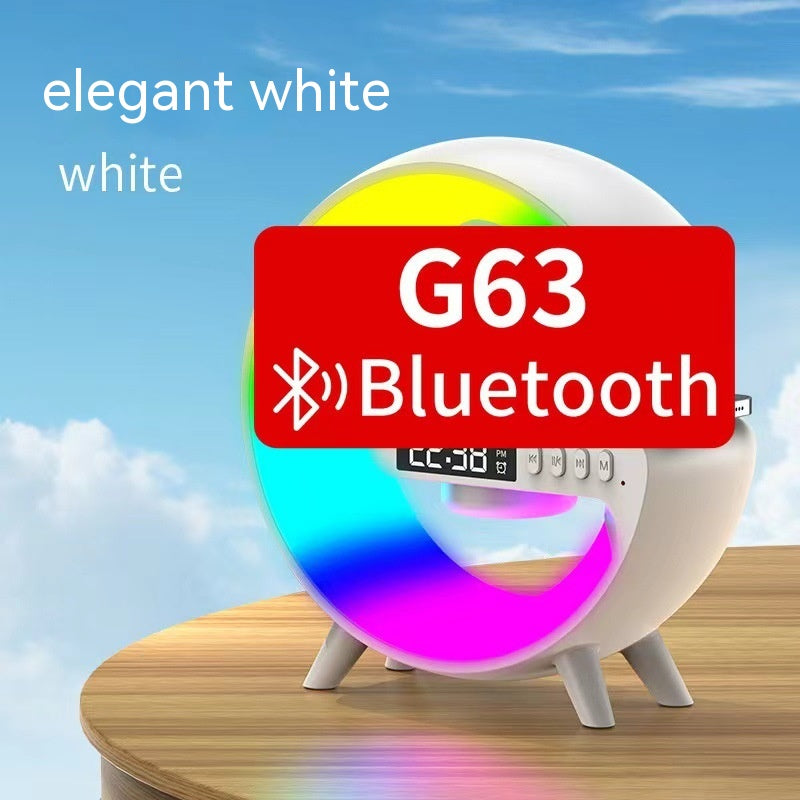 Großer G-Bluetooth-Lautsprecher mit Licht Uhr