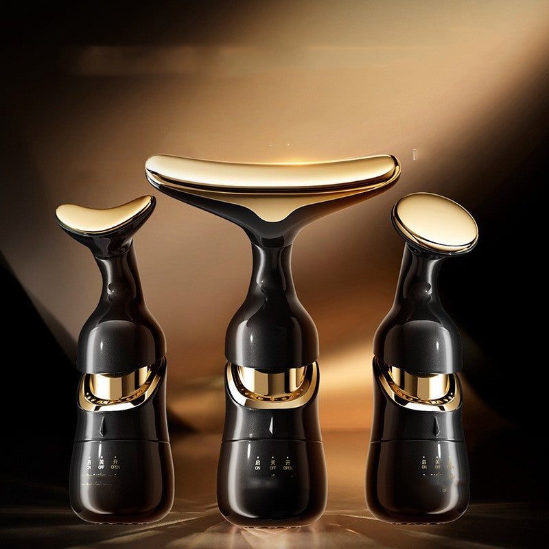 Black Gold Gesicht-Doppelkinn Massage Instrument