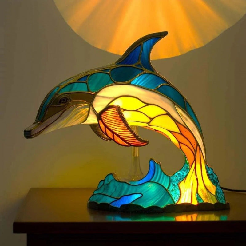 Bezaubernde Magische Deco Harz-Lampe