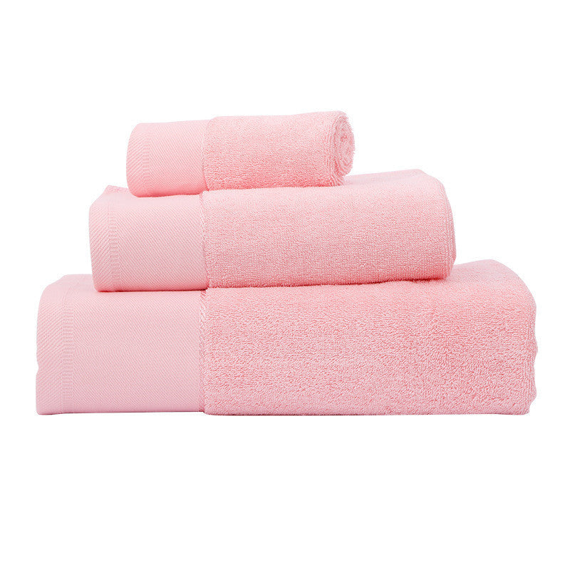 Baumwollhandtuch, Badehandtuch, Dreiteiliges Set