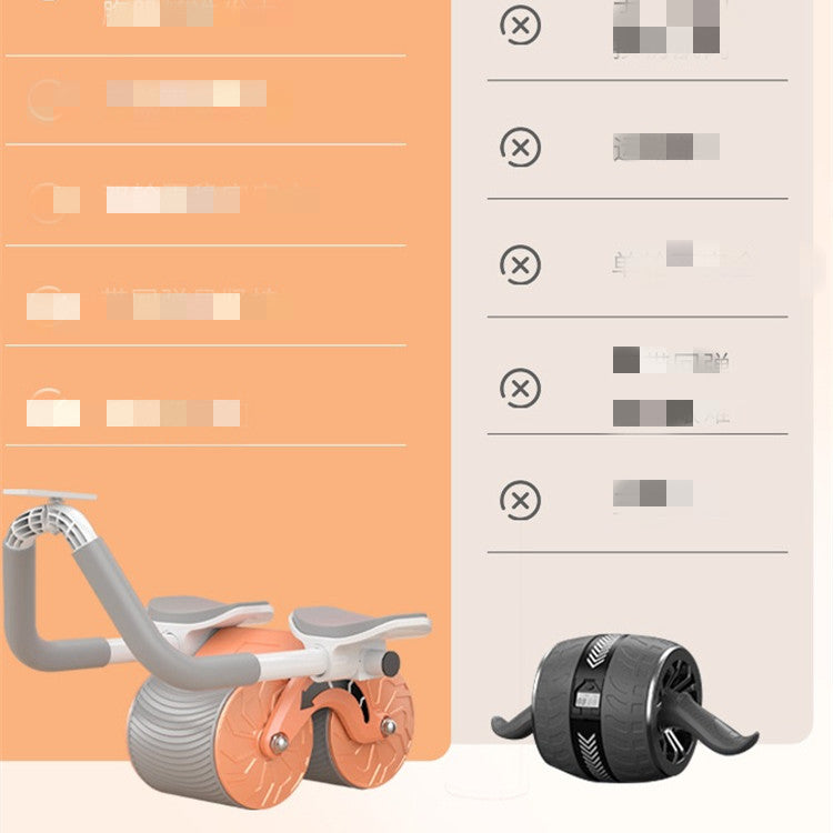 Automatik-Rückprall-Bauchrad Fitnessgerät