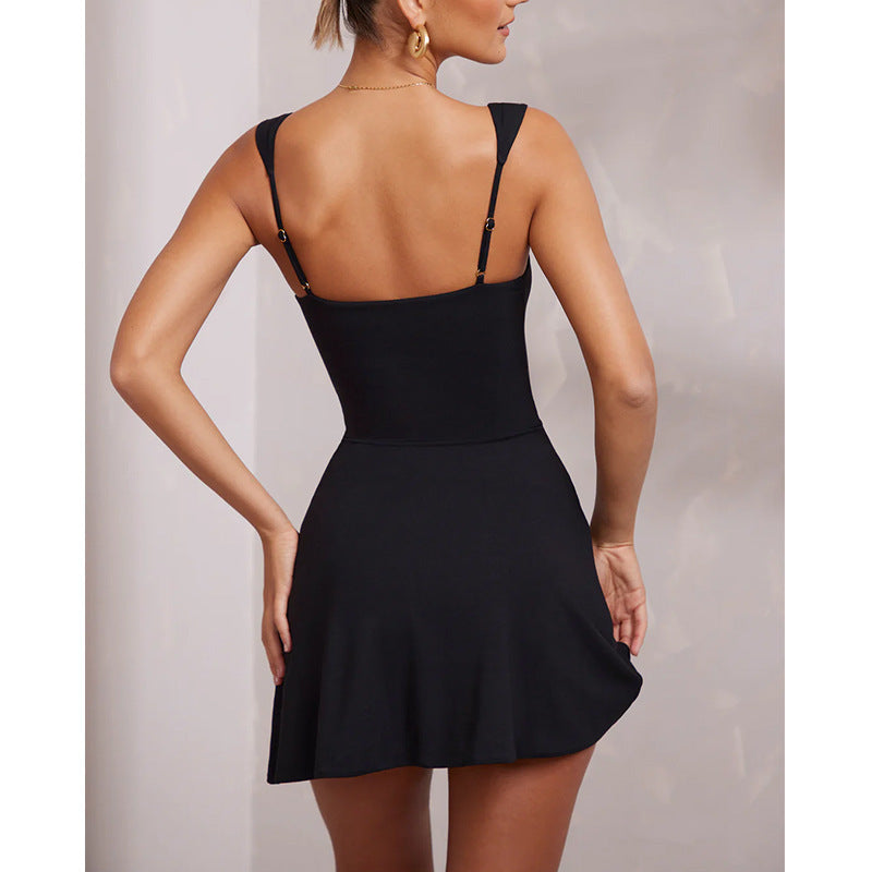 Sexy Sling Rückenfreies Kleid