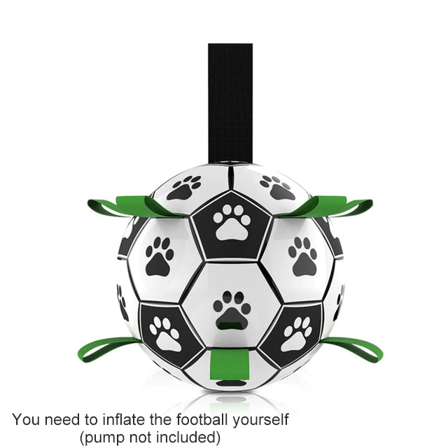 Interaktives Hundespielzeug - Fußball für Haustiere mit Grifflaschen