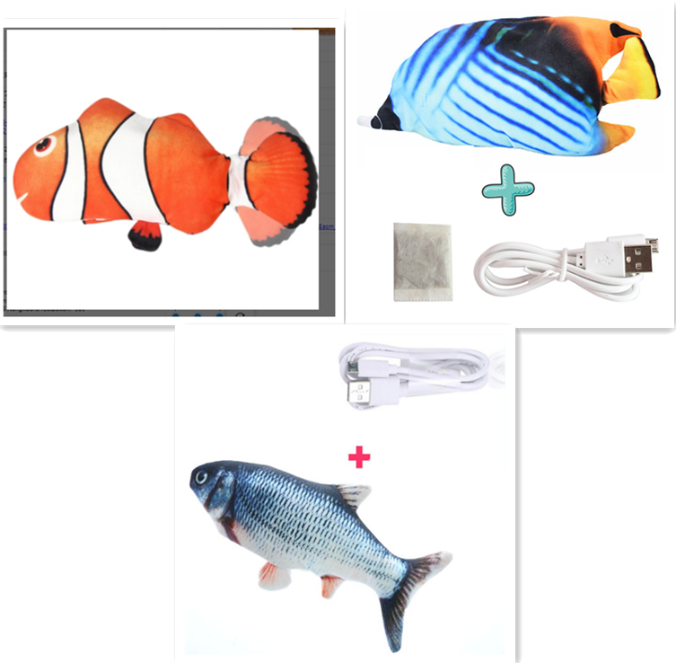 Elektrischer lustiger Katzensimulation Fisch