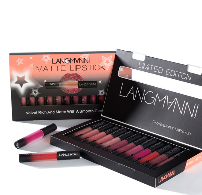Matte Lippenstift, wasserfest, langanhaltend