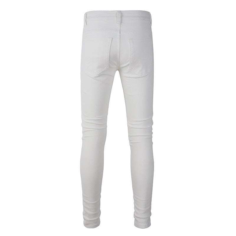 Damen High Street Zerrissene Stretch-Slim-Jeans